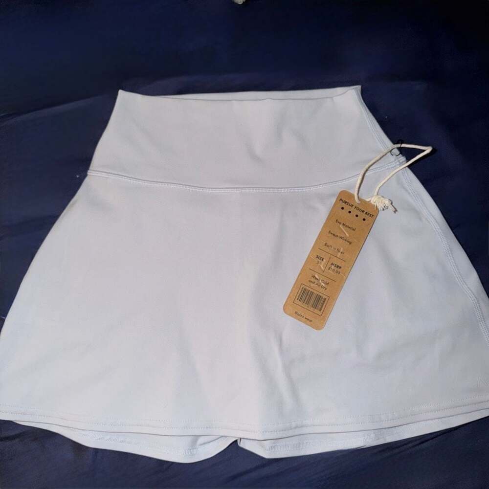 Acta Wear Evo Material High-Rise Tennis Skirt with Built-in Liner